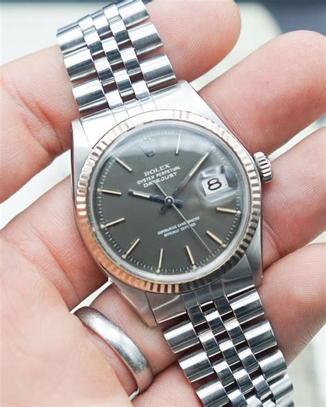 rolex oyster perpetual datejust gray|older rolex oyster perpetual datejust.